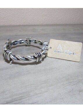 Tipi Western Barbed Wire Stretch Bracelet - SB2377SB